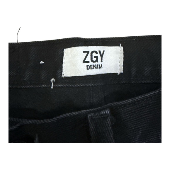 ZGY Women's Black Wide-Leg Jeans - Picture 2 of 4